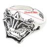 Retro Skull Demon Open Ring Popular Accessories Adjustable Hip Hop Jewelry Gifts
