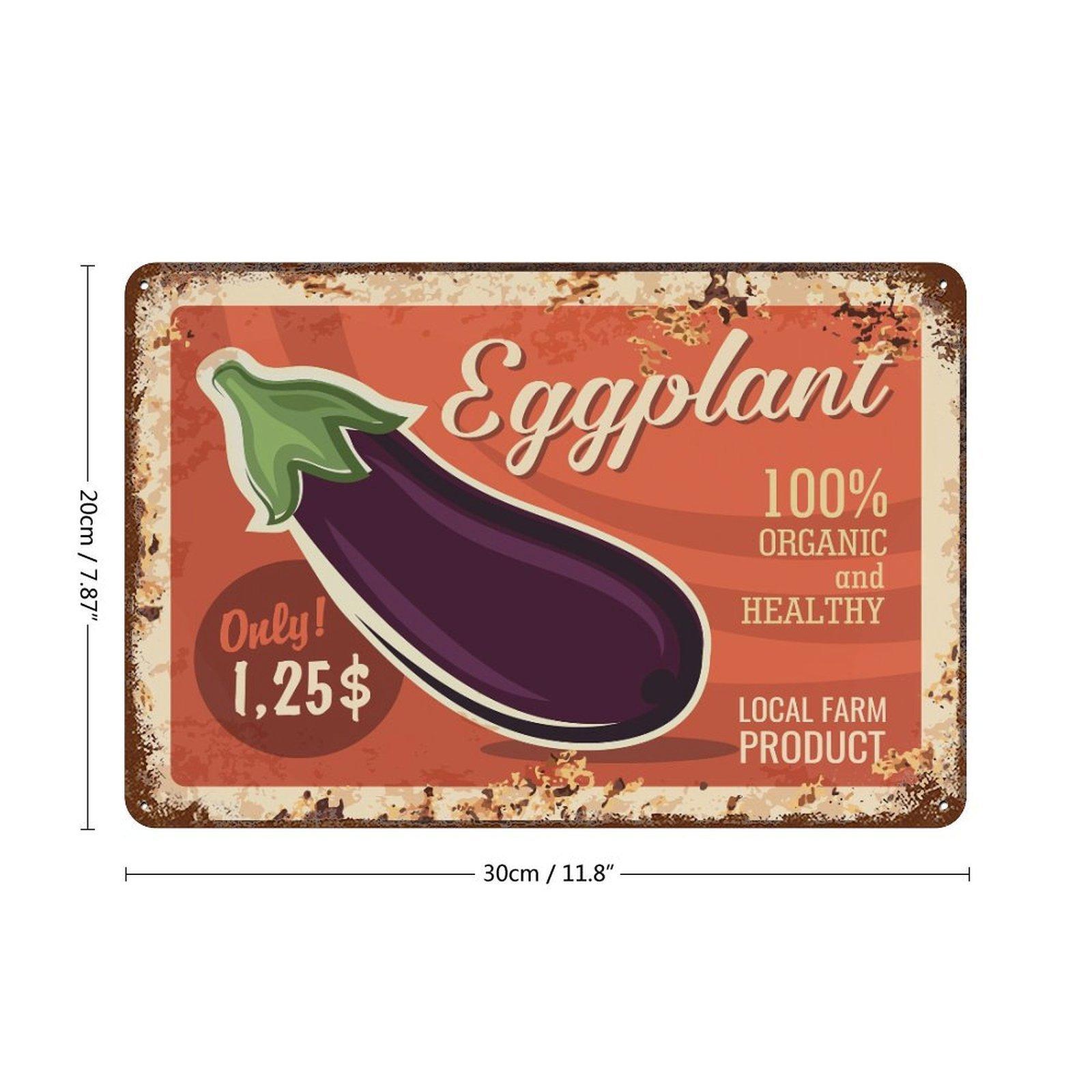 

1 Pack vintage metal plaque décor, rustic aged printing, indoor decoration for bar café kitchen living space restaurant or office walls 20*30CM