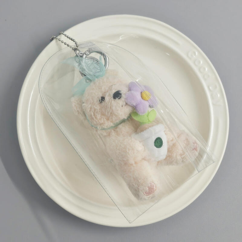 PVC Doll Keychain Contamination-Proof Protective Cover Case (2 Pack)