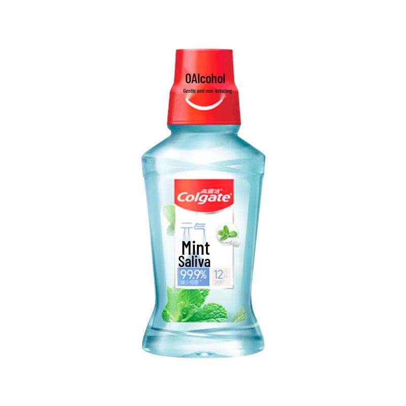 Colgate Vibrant Mint 250ml Mouthwash - Portable Travel Size Bottle