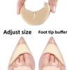 Women's High Heels Adjustable Toe Plug Sponge Pad Non-slip Forefoot Pad Men and Women Thickened Anti-pain Pads Half Size Pads