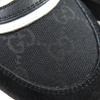 Pristine GUCCI Sneakers Reweb GG Canvas Sherry Line Black Leather 39.5 807057 Used