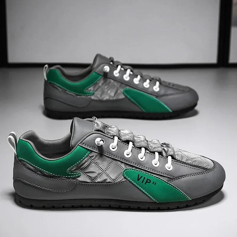 Fashion Summer Sneakers Mens Casual Shoes Men Leather Loafers Outdoor Drive Tennis Running Shoes Luxury Trainers zapatos tenis masculino