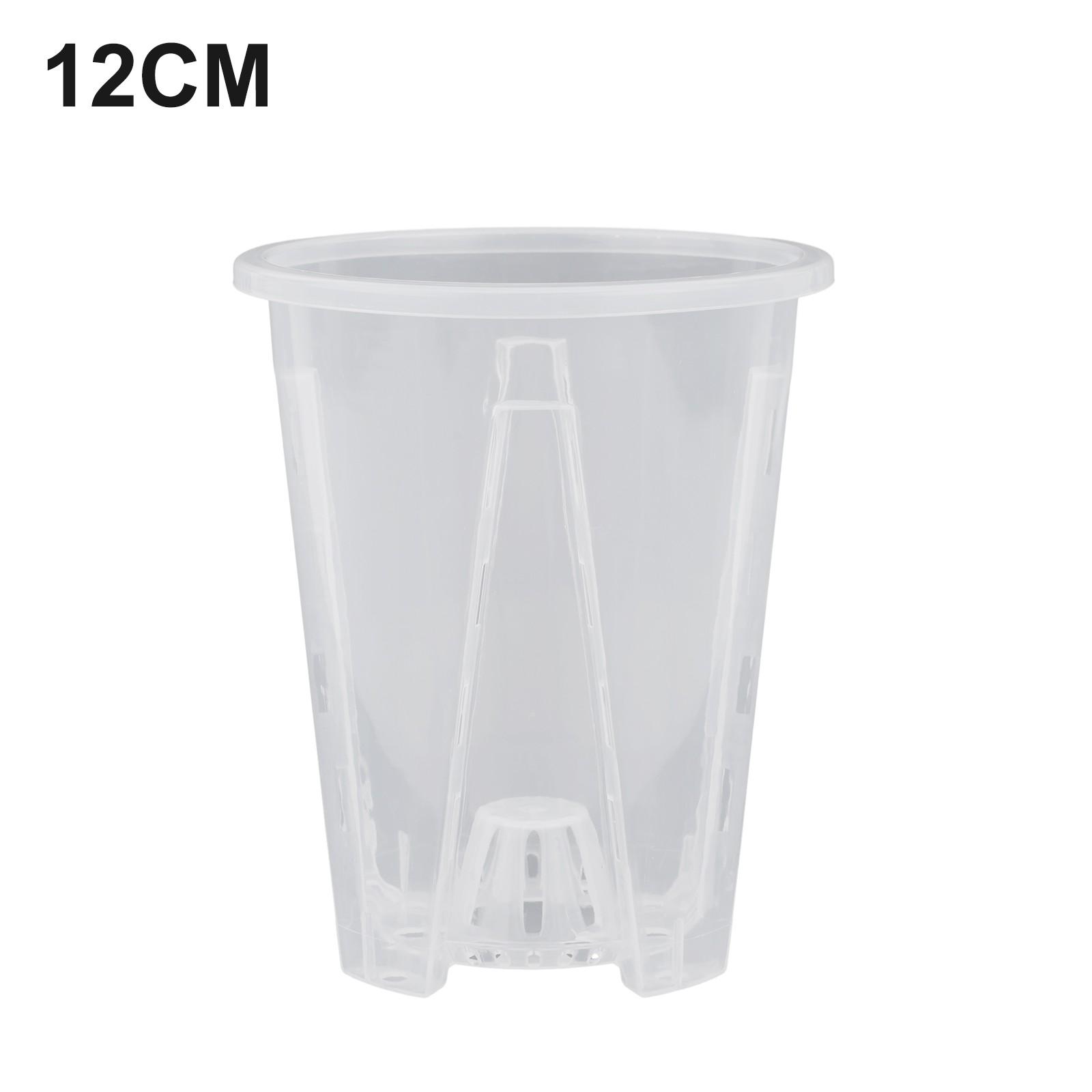 

Пластиковый цветочный горшок цветочный горшок для выращивания орхидей с прорезями 12cm