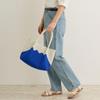 [Rootote] 2486 2487 Small Washable Knit Material Tote Bag CJ Deli Ruful (248701 Fuji Blue)