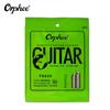 Hexagonal Carbon Steel Music Orphee TX620 Acoustic Folk Guitar String Set (.010-.047) Phosphor Bronze Extra Light Tension