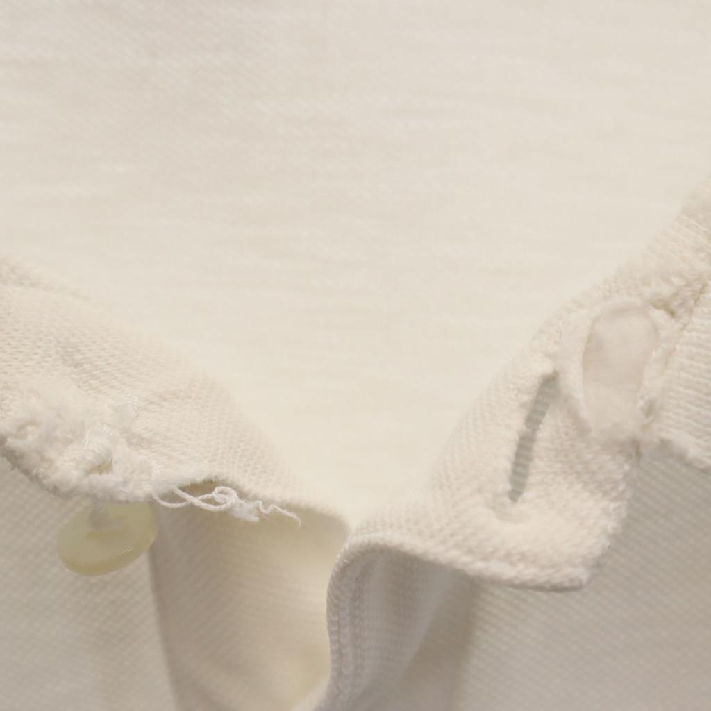 Nike Short Sleeve Polo Shirt L Off White Men's Used