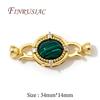 18K Gold Plated Brass with Zircon Clasps For Jewelry,Fasteners For Bracelets Connectors,Accessories DIY Jewelry Making Supplies