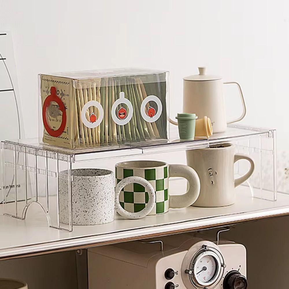 Detachable Fridge Layered Separator Stackable Refrigerator Storage Rack  Spice