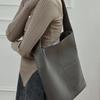 First Layer Vegetable Tanned Cowhide Large Bag Large Capacity Bucket Bag Genuine Leather Tote Bag Shoulder Bag Handbag Bag