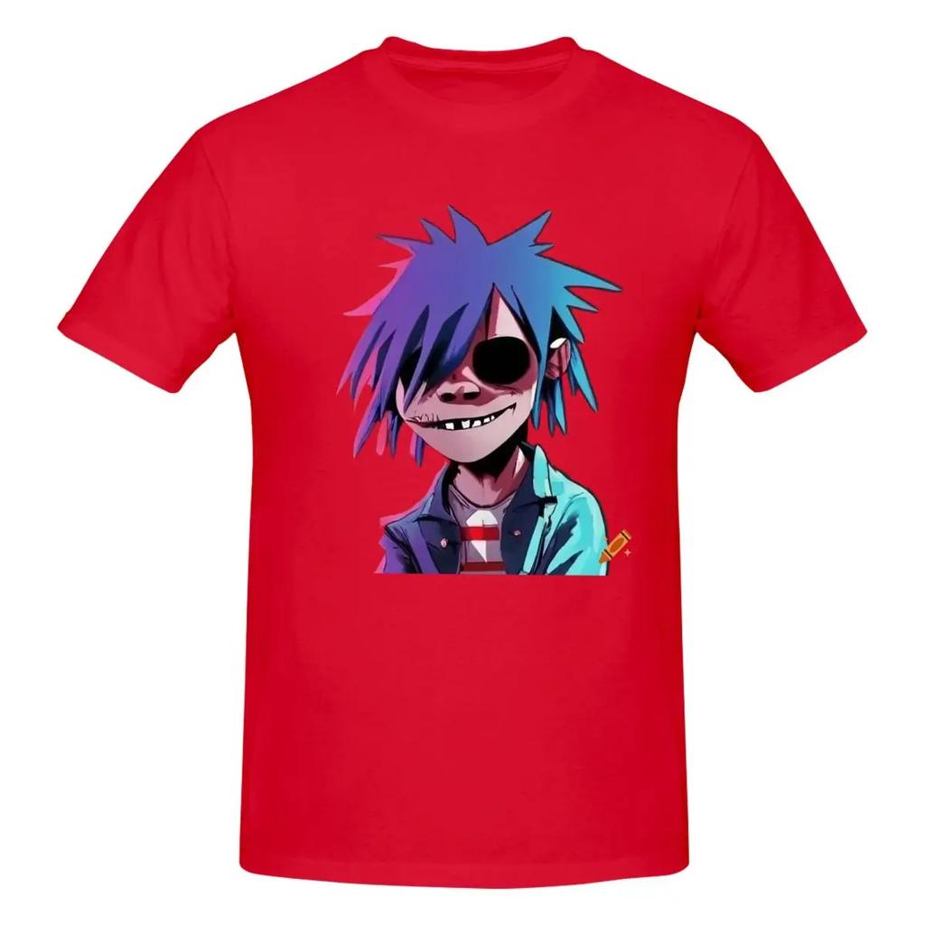 Gorillaz 100 Cotton Tshirt Unisexsoversized T Shirts Unisex Round Neck Short Sleeve S6xl