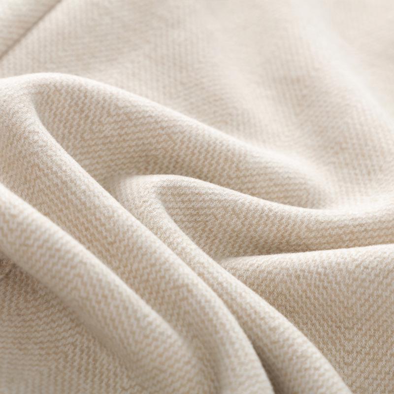 Women's High-Waisted Gray Wool Wide-Leg Pants: 2024 Fall/Winter Slimming Casual Style