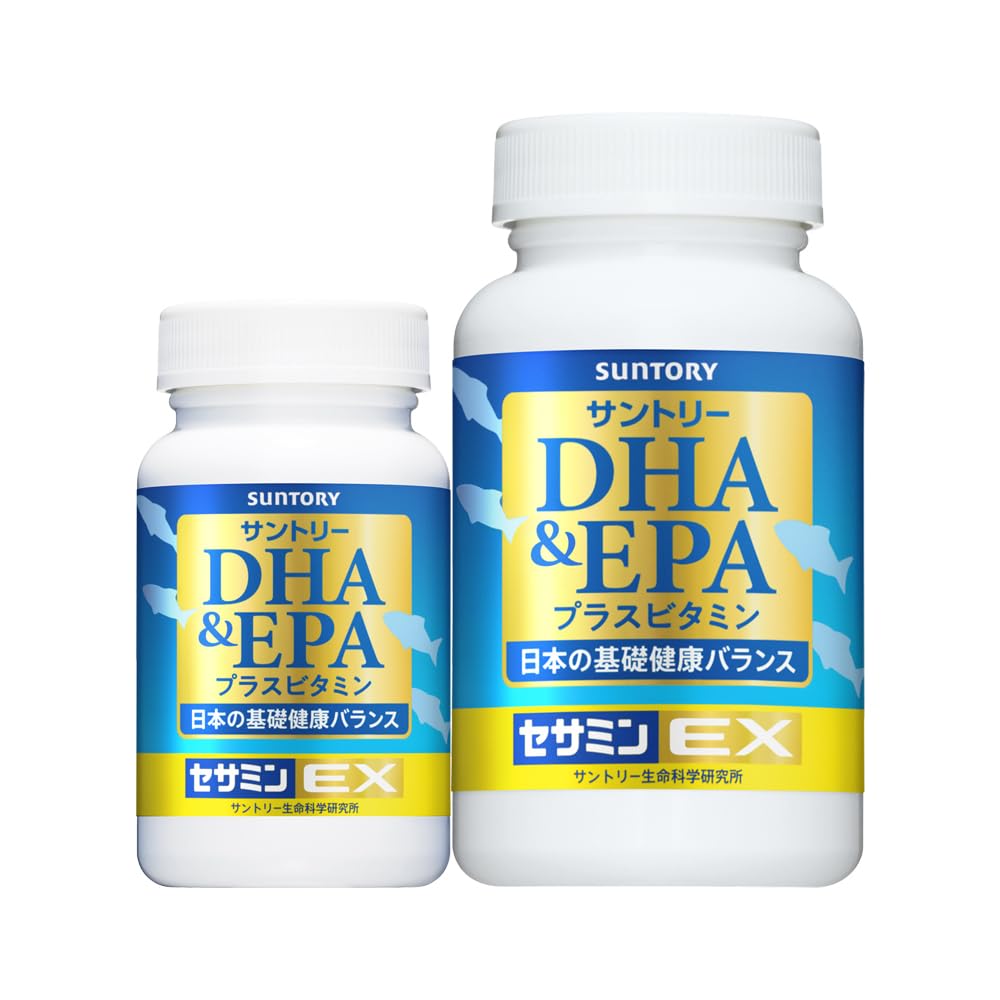 SUNTORY DHA&EPA + Sesamin EX Omega-3-Fettsäuren, Blaufisch-Nahrungsergänzungsmittel