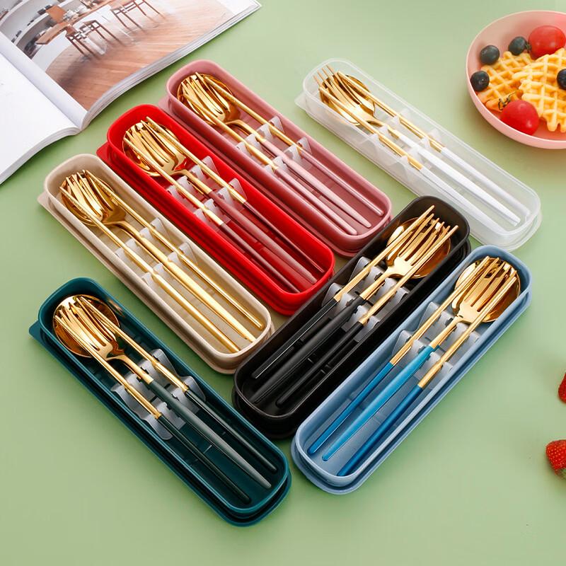 Portable 304 Stainless Steel Cutlery Set