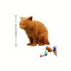 2 PCS Funny Cat Butt Toothpaste Squeezer, Orange Cat Tail, No Battery Needed