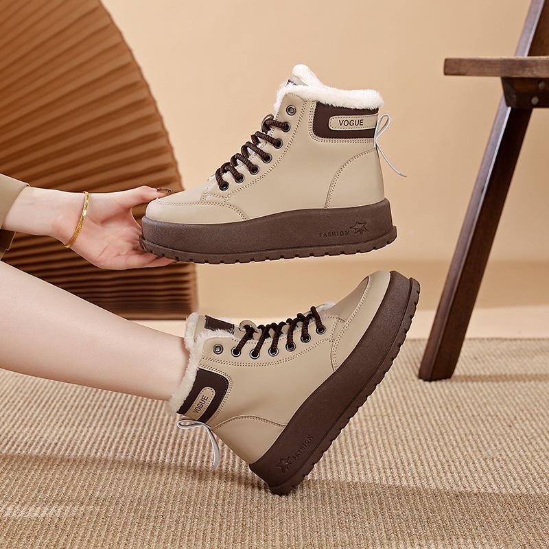 Shoes women's high-top shoes 2025 new autumn platform popular versatile board shoes casual sports shoes women KT-2810