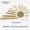 Round Head Brass Nails for DIY Projects and Picture Hanging
