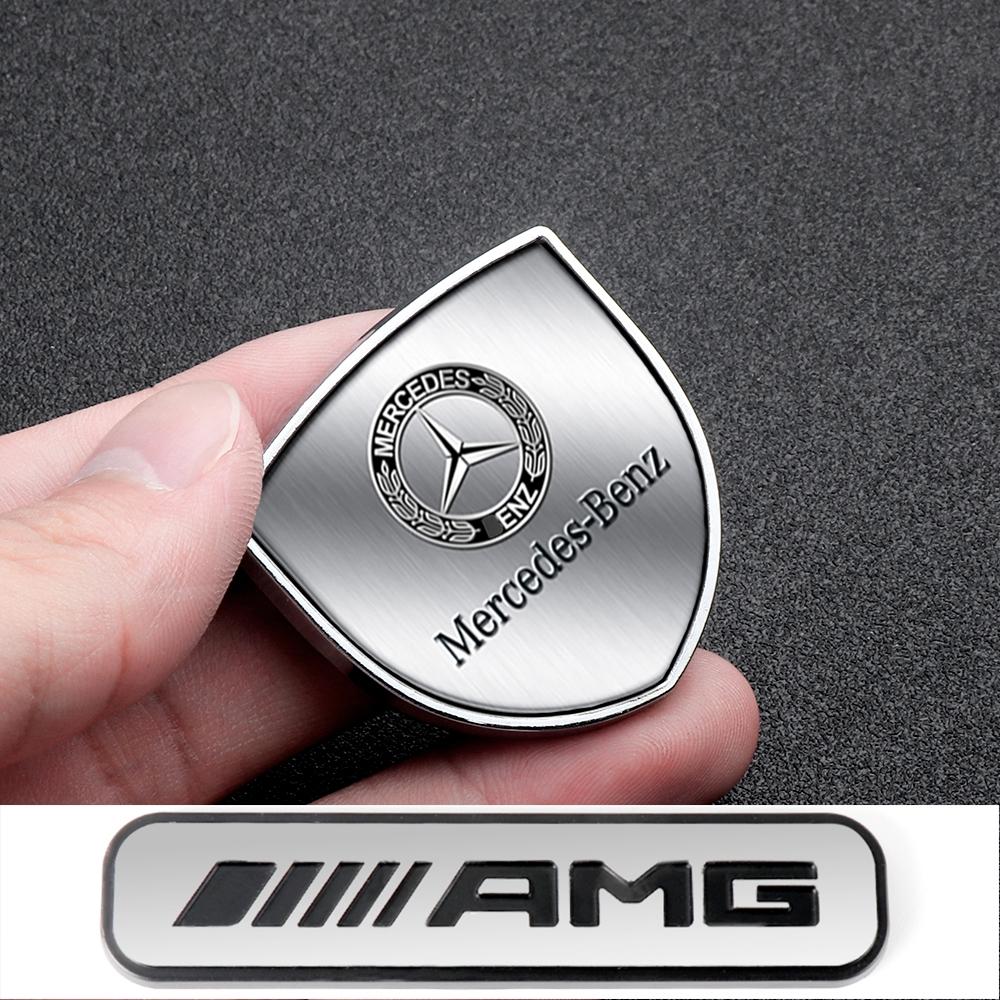 3D Metal Car Shield Styling Body Trunk Decoration Stickers Accessories For Mercedes Benz W204 W205 Amg W211 W212 W213 Smart Gla  FC1