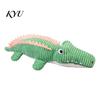 Aggressive Chewers Toys for Dogs Corduroy Crocodile Dog Toy, Squeaky Plush Chew Soft Teeth Grinding Boredom Relief Stuffed Animal Small To Medium