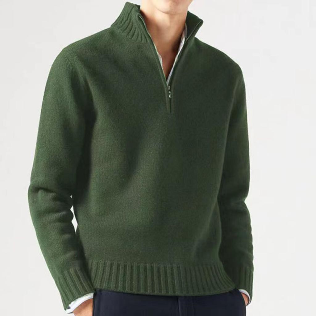 Men's Casual Thick Knit Sweater for Winter Warmth Everyday Wear