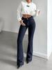 Elegant Women's Slimming Micro-flare Jeans - Trendy, Comfortable, Slim-fit Long Pants