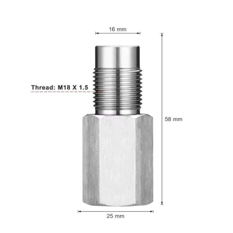 Oxygen Sensor Adapter Car Check Engine Light Fix Catalytic Mesh Oxygen O2 Sensor Spacer Adapter Mini Catalytic Converter
