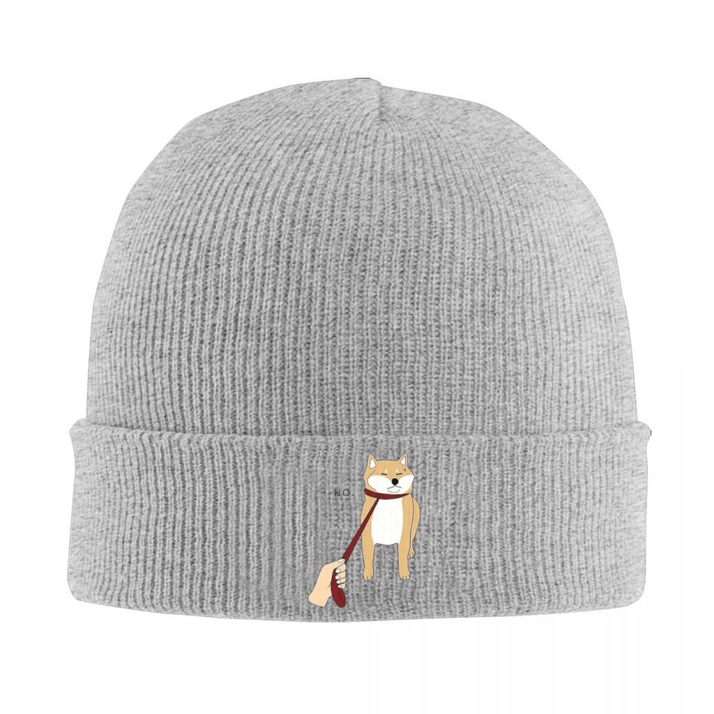 Tier Shiba Inu Hunde Warme Strickmütze Winter Strickmütze Mütze Beanie Hip Hop Caps für Unisex