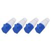 4Pcs 3 Pin Waterproof Industrial Socket Connector IP44 Waterproof Socket Connector 220‑250V