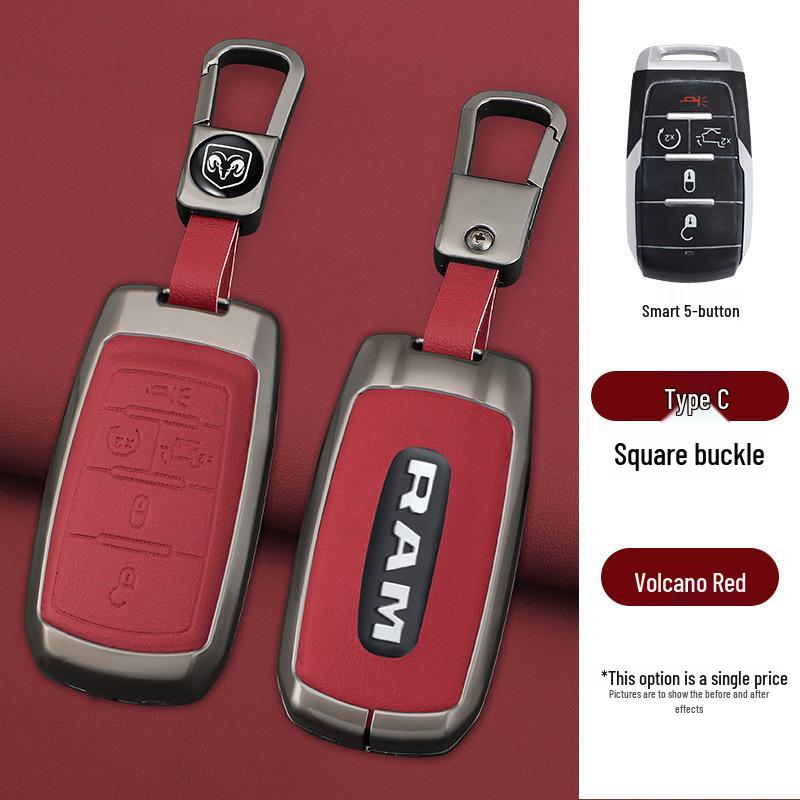 GMC Dodge Ram T-Rex RAM Long Horn Key Cover & Challenger Bag Korando Buckle