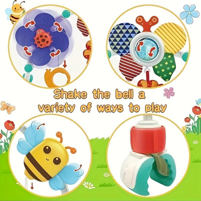 Adjustable Hanging Mobile Toy for Infants Vibrant Nature Themed Design with Butterflies, Flowers, and Bees  Ideal for Crib, Car Seat, and Stroller