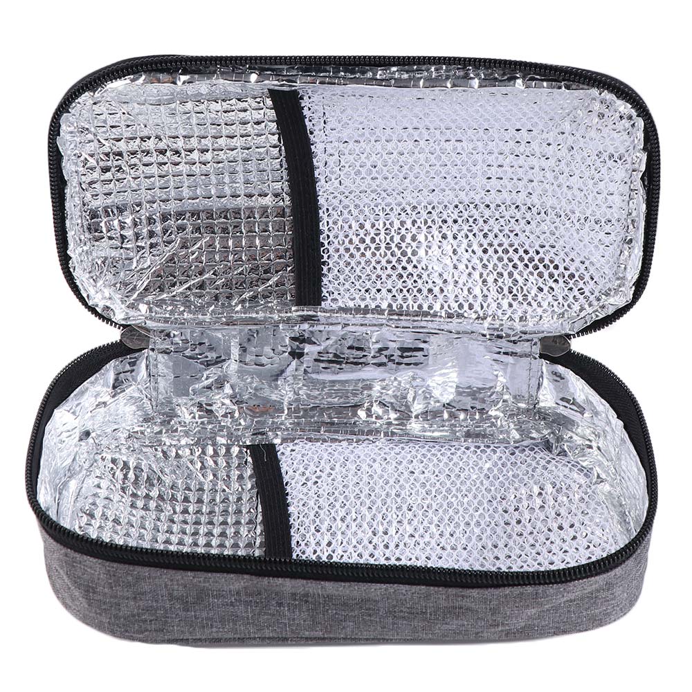 Durable Lightweight Insulin Cooling Bag Waterproof Wear-resistant Insulin Carry Case Washable Medicine Organizer for Home