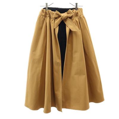 AMERI UNDRESSED Long Length Wrap Skirt Beige With Lace Skirt Women Used