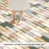 1PC Self Adhesive Wood Grain  Tile Stickers Waterproof PVC Removable Wall Stickers Decals   Wallpapers for Kitchen Bathroom Home Tidy