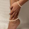 Luxury Rhinestone Bracelet & Anklet Set for Women - Perfect for Weddings, Engagements, Parties, and Banquets
