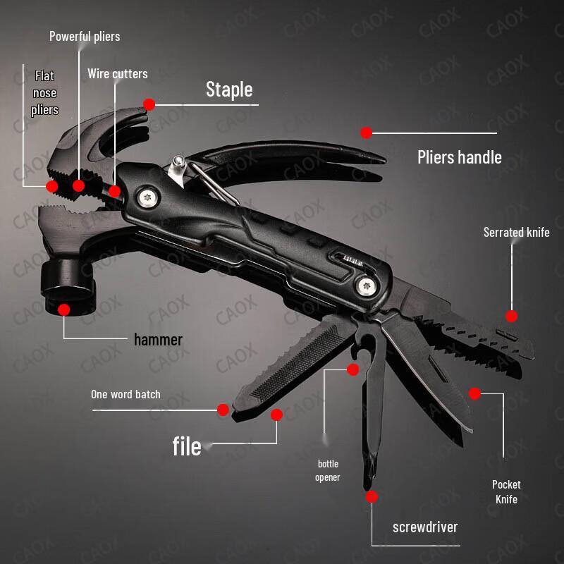 CAOX Multi-functional Survival Axe Hammer