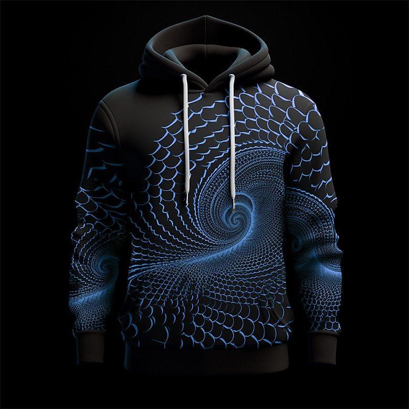 Fashion Printed Top Casual Simple Sweatshirt Comfortable Hoodies Sweatshirts Men’s