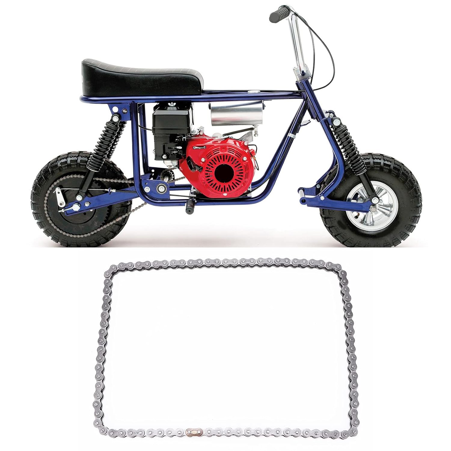 Drive Chain,420 Rear Drive Chain 90Links Replacement for Coleman Ct200u Ct200u Ex Bt200x Mini Bike