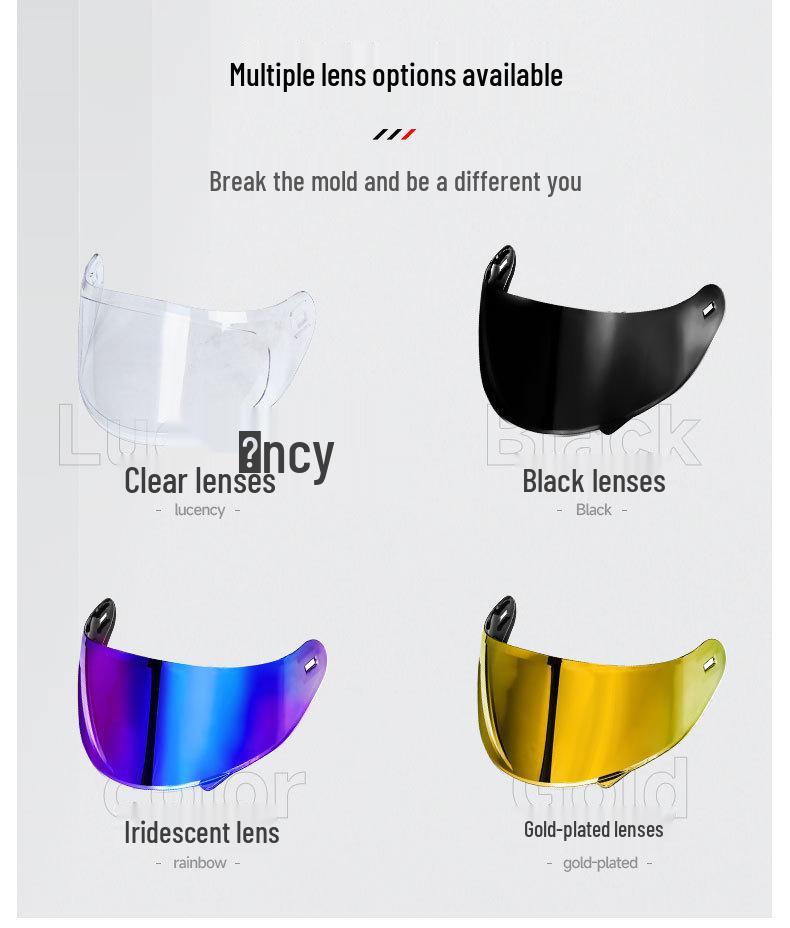 Universal Full-Face Motorcycle Helmet for Men & Women – 3C Certified, National Standard, In Stock
