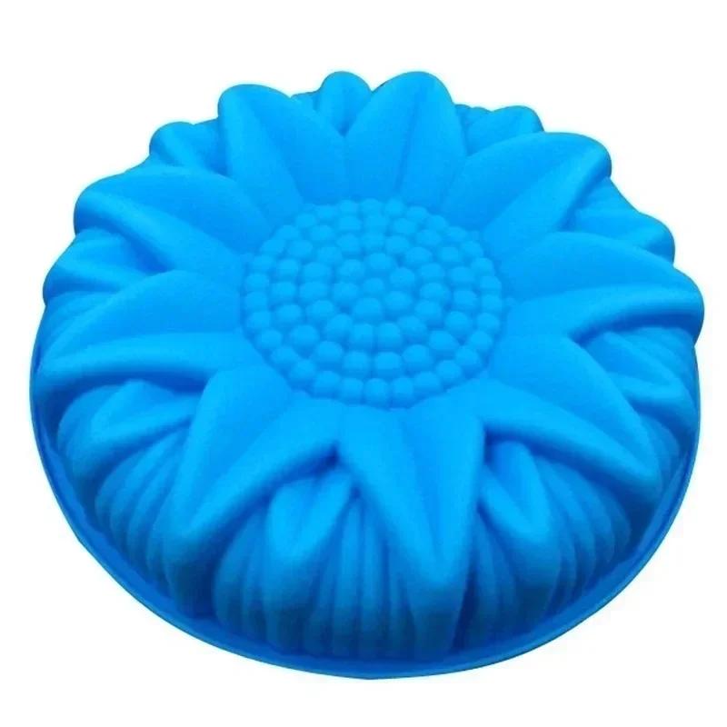 Kitchen Baking Tools Random Color Dessert Large Sunflower Shape Pastry Mold Kitchen Cake Mold