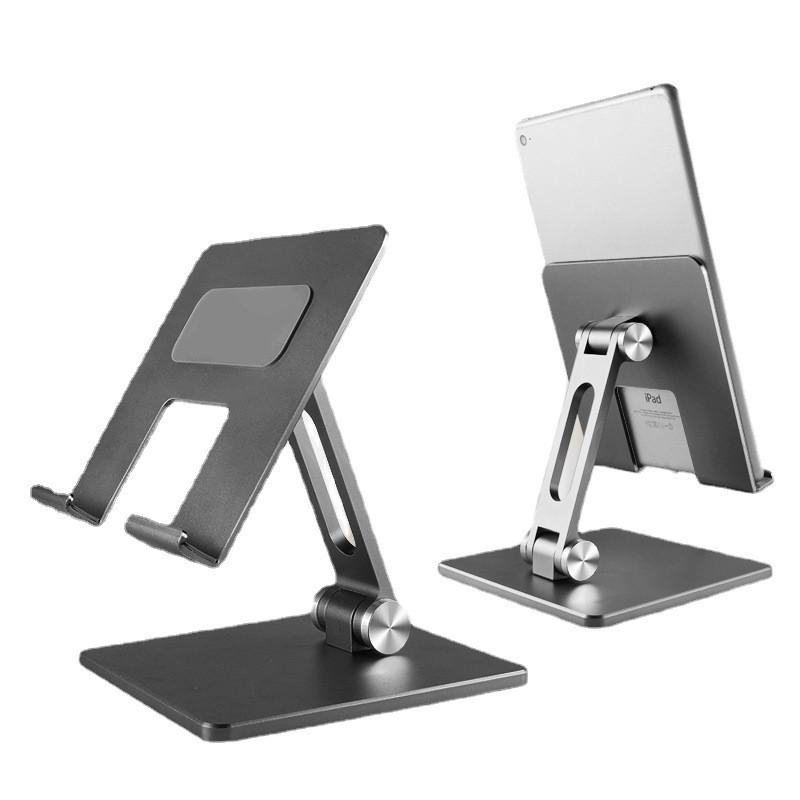 Adjustable Folding Tablet Stand IPad IPhone Desktop Holder Aluminum Alloy 360 Rotation Desk Mount