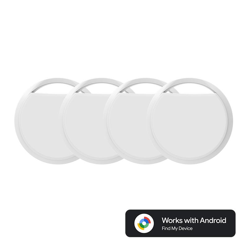 4pcs Locating Far Away Tracker for Android Phones Work With Google Find Hub App Key Finder Smart Tag for Xiaomi Samsung OnePlus