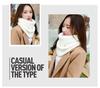 Women's Knitted Wool Snood: Winter Warm Solid Color Neck Warmer & Protector for Students and Couples