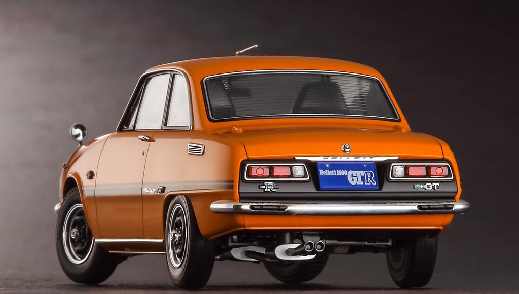 Hasegawa Scale Isuzu Bellett 1600GTR Early Model Plastic Model Kit HC58 1/24 (1969)