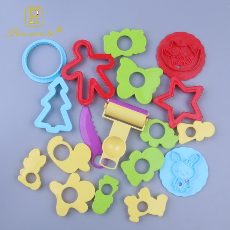 Children's Colorful Clay Playset: 26 Mold & Tool DIY Craft Kit