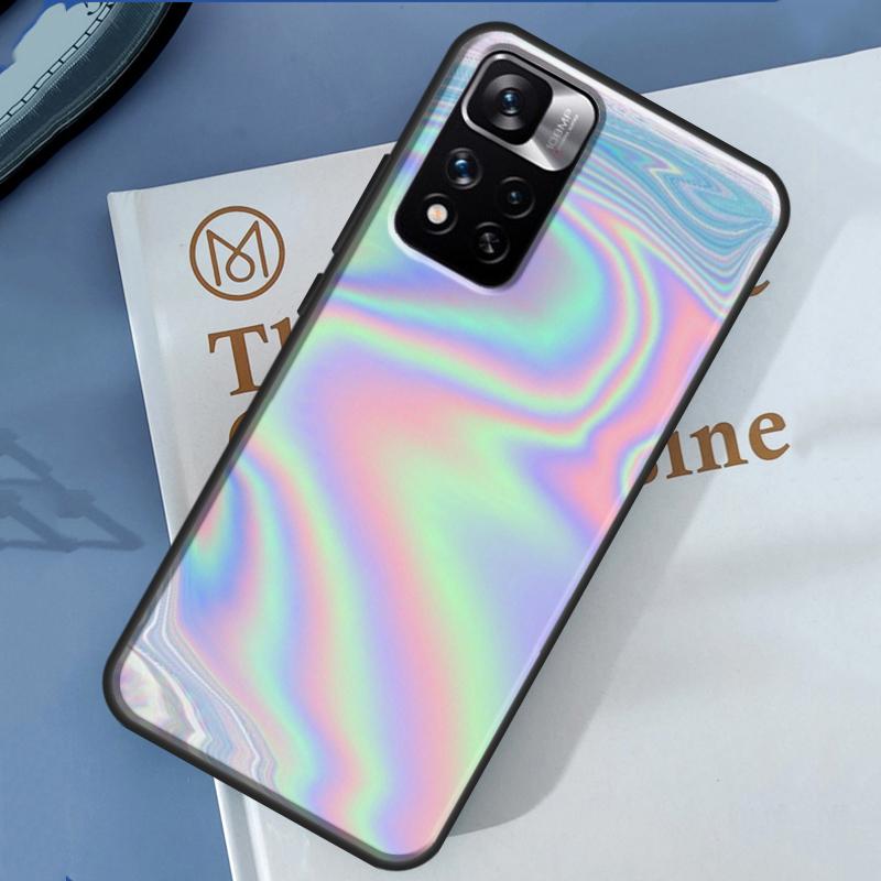 Holographic Iridescence Case For Redmi Note 12 11 Pro Cover For Redmi Note 10 8 9 Pro 10S 11S 9A 9C 12C 10A 10C