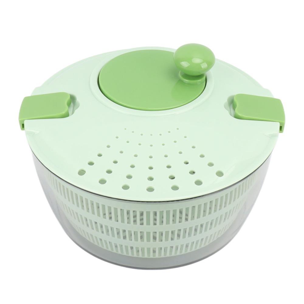 Plastic Salad Spinner Drainage Holes Vegetable Spinner Time Saving Lettuce Spinner Meal Prep