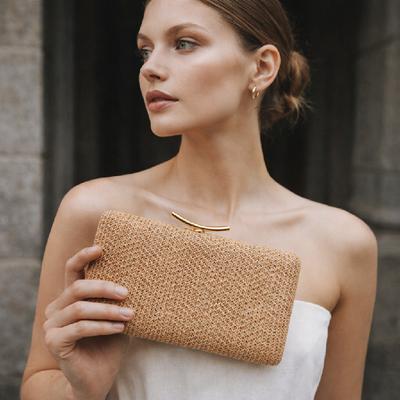 Fashion Clutch Straw Woven Shoulder Bag New Arrival Evening Crossbody Designer Woman Bags For Women Trend Luxury Bags Designers