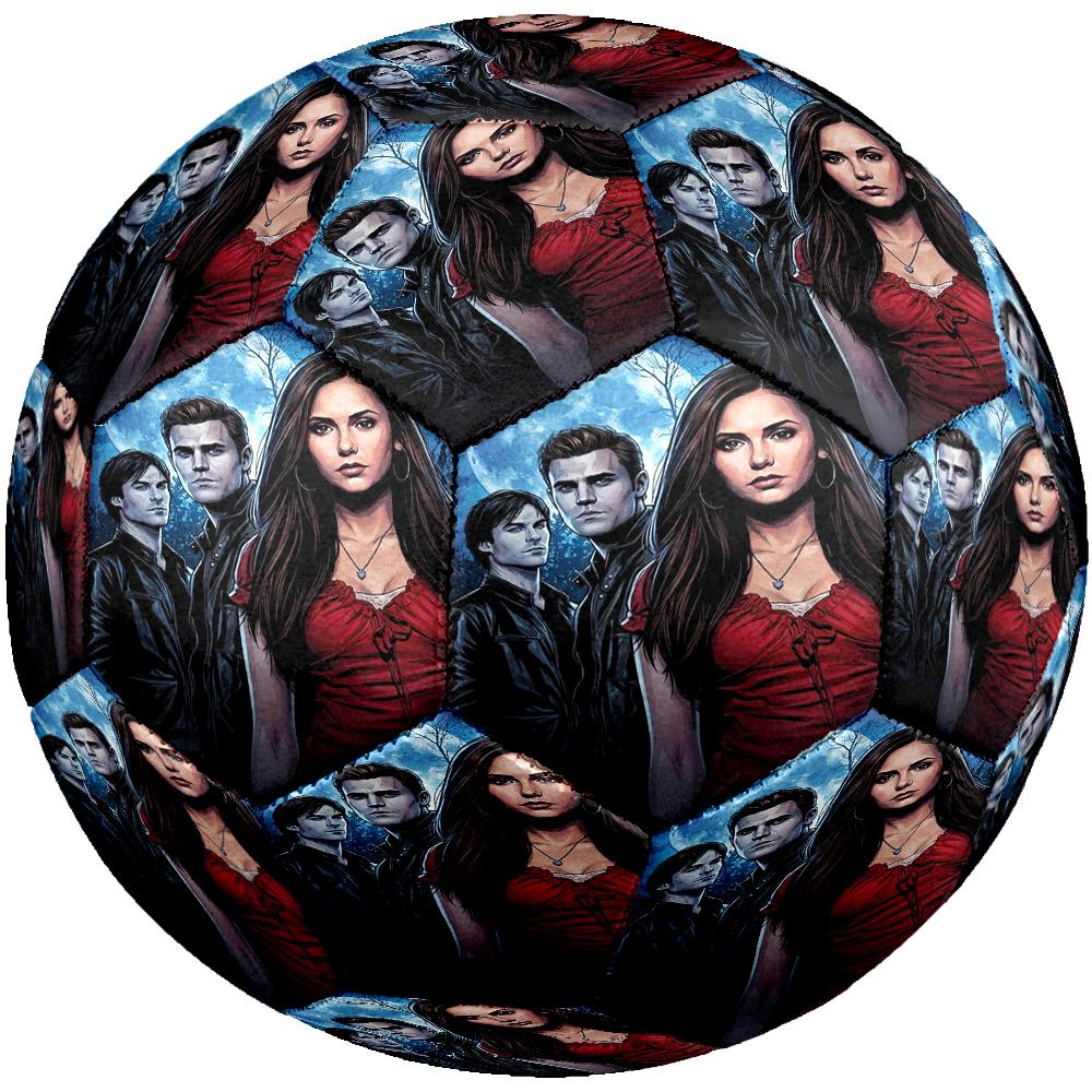 Vampire Diaries Theme Size 5 Soccer Ball, Suitable for Both Indoor and Outdoor Matches, a Gift Suitable for Everyone.