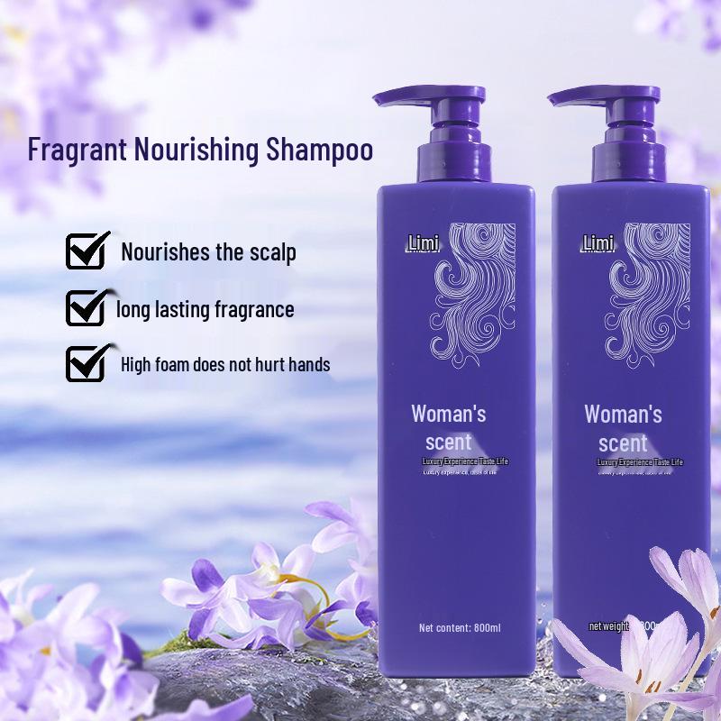 Women's Anti-Itch & Anti-Dandruff Fragrance Shampoo & Conditioner Set with Moisturizing Shower Gel