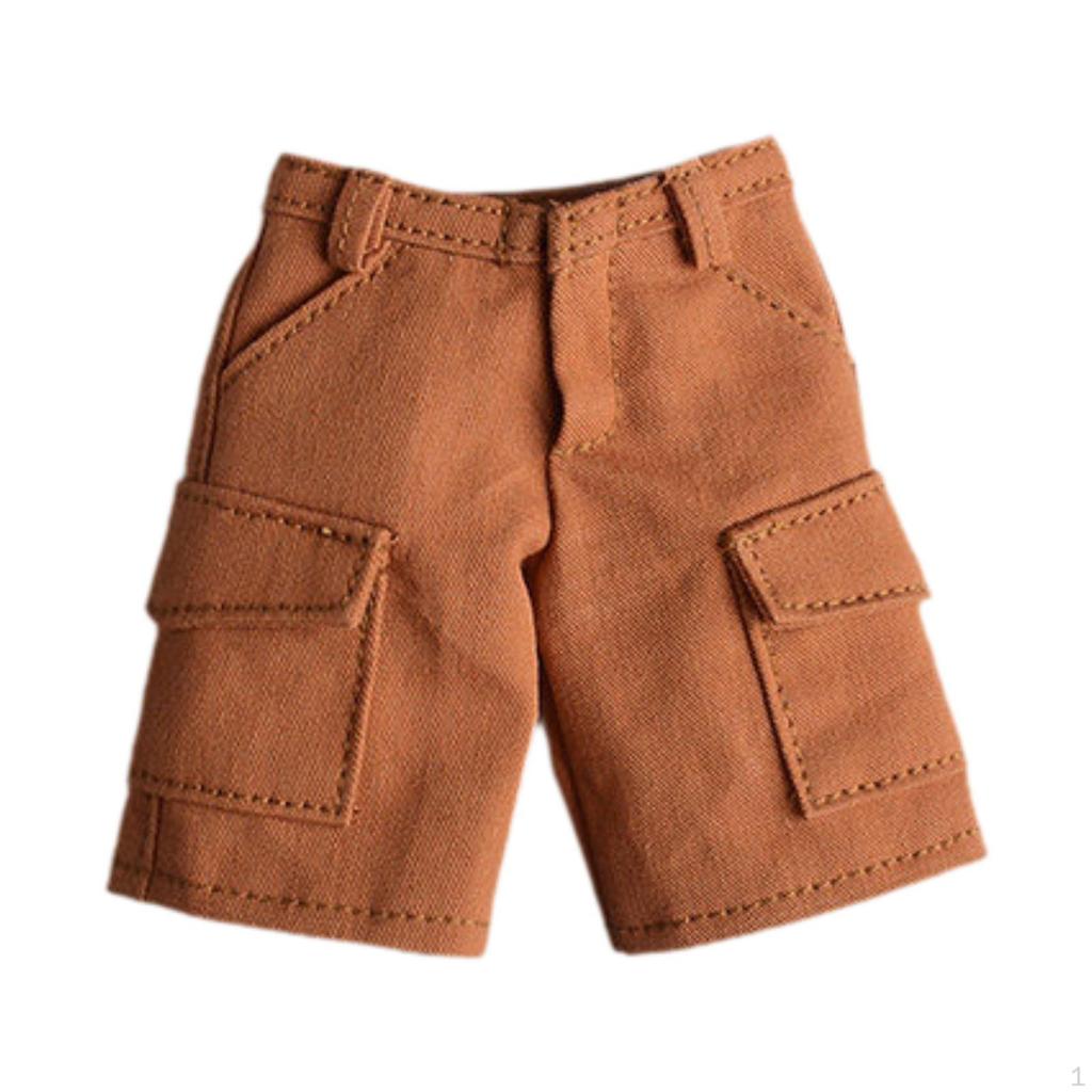 Action Figure Short Pants Dress Wearable Doll Costume Muscular Male for 1:9 1:12 Scale